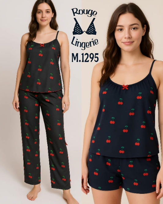 بيجاما زبدة 3 قطع فاخرة