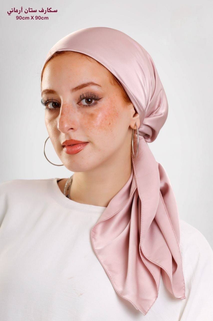 سكارف ساتان مربع 90*90