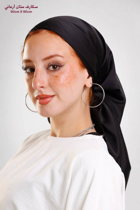 سكارف ساتان مربع 90*90