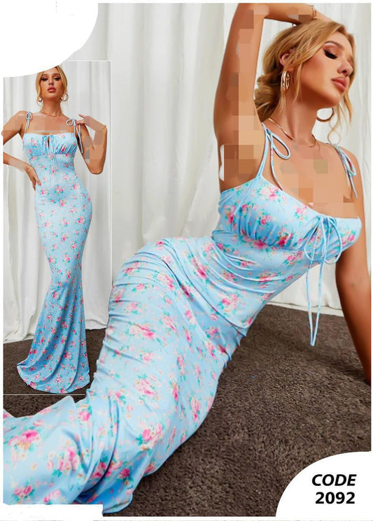 فستان سهرة حفر