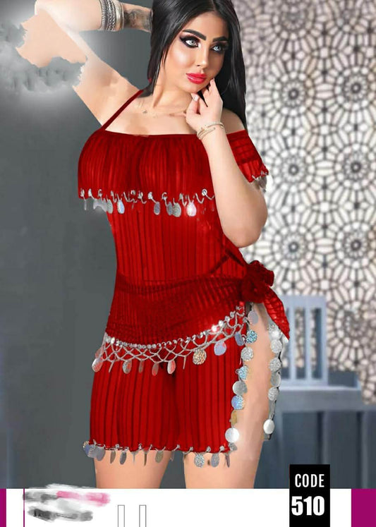 بدلة رقص مع حزام رقص